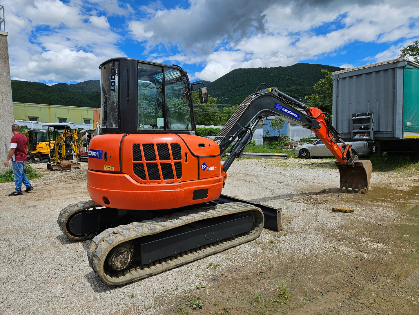 Miniescavatore eurocomach es500zt
