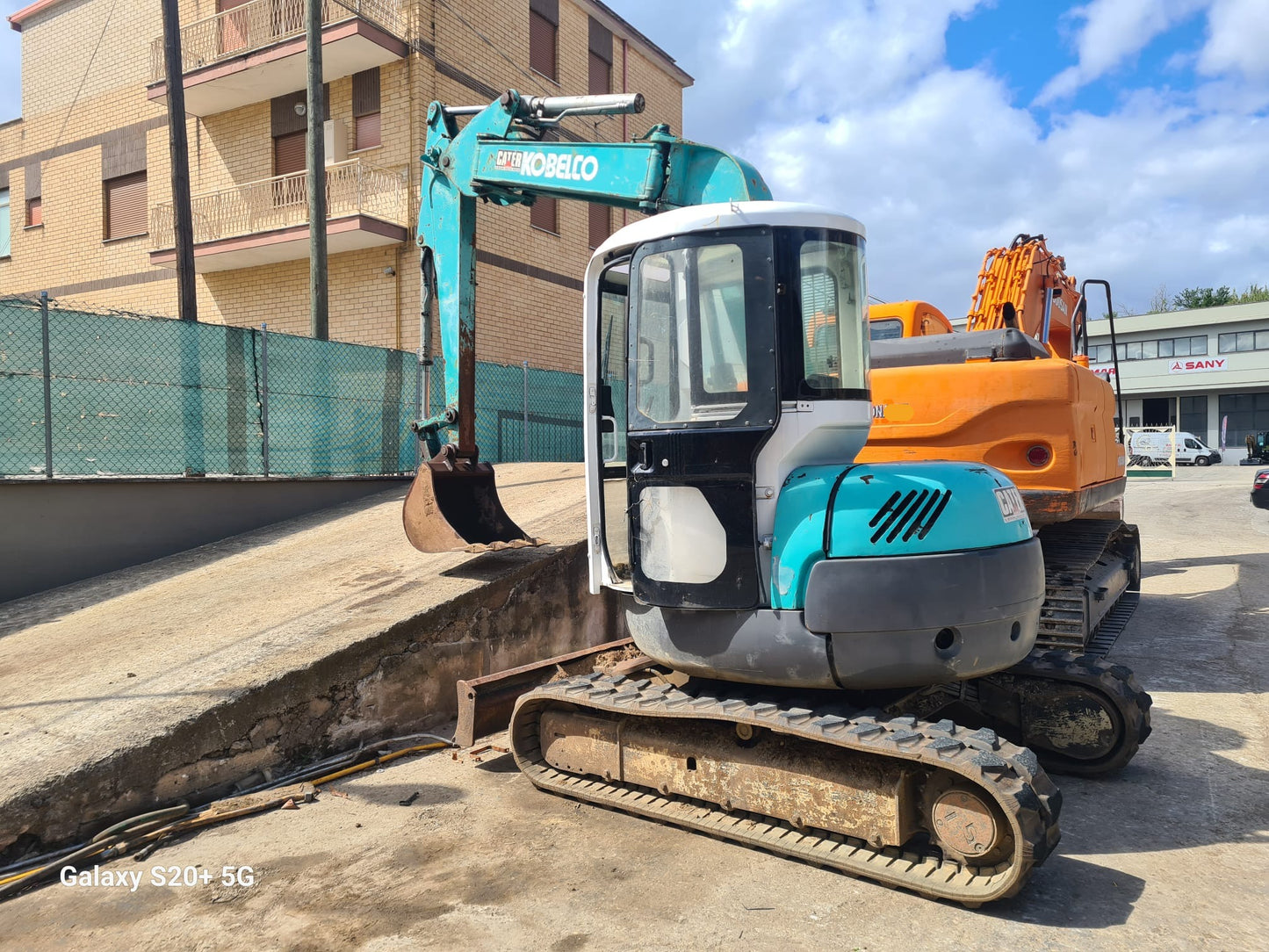 Mini escavatore Kobelco 50 quintali girosagoma Venduto