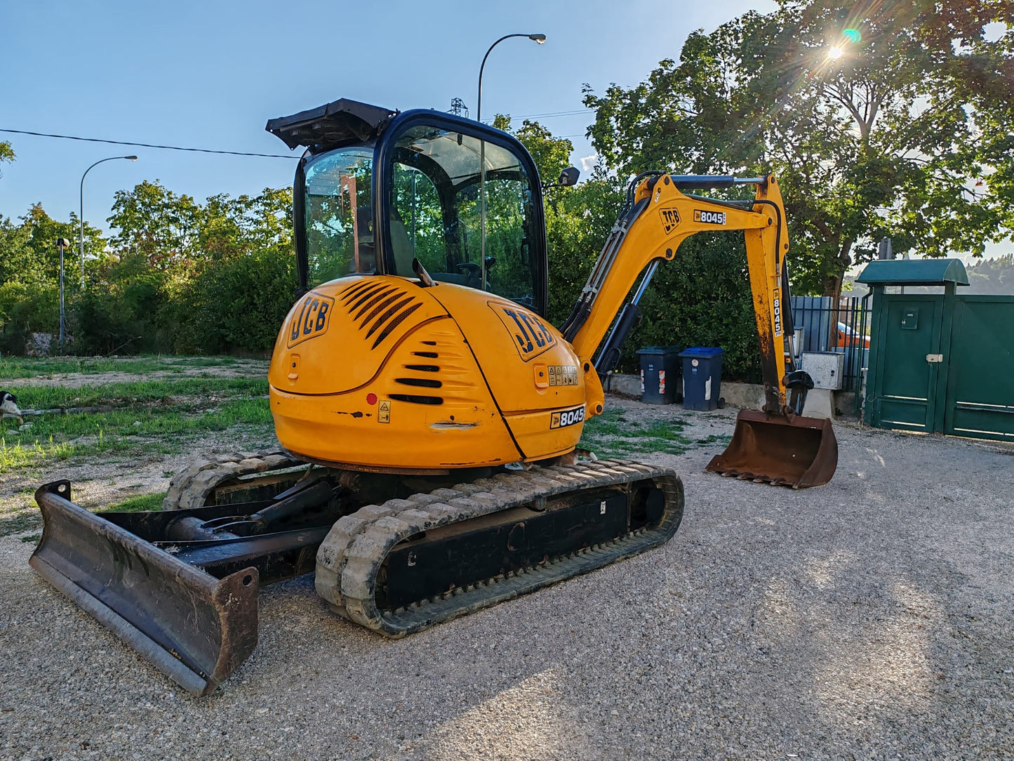 Mini escavatore Jcb 8045 anno 2010 aria condizionata (VENDUTO)